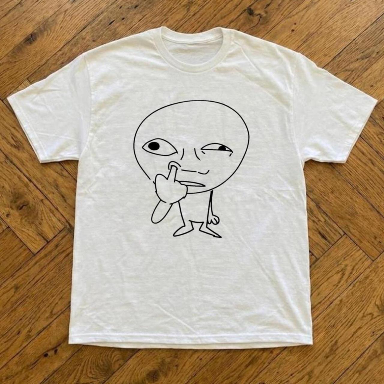 Sily funny alien face tshirt, vintage tshirt Unisex T-Shirt M