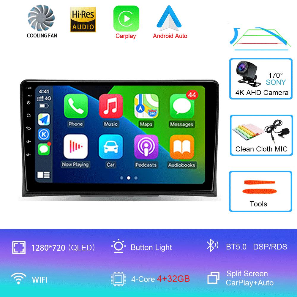 Autoradio Android 14 Carplay Auto Für Volkswagen Multivan T5 2003 - 2015 Multimedia Video Player GPS Navigation Stereo Head Unit