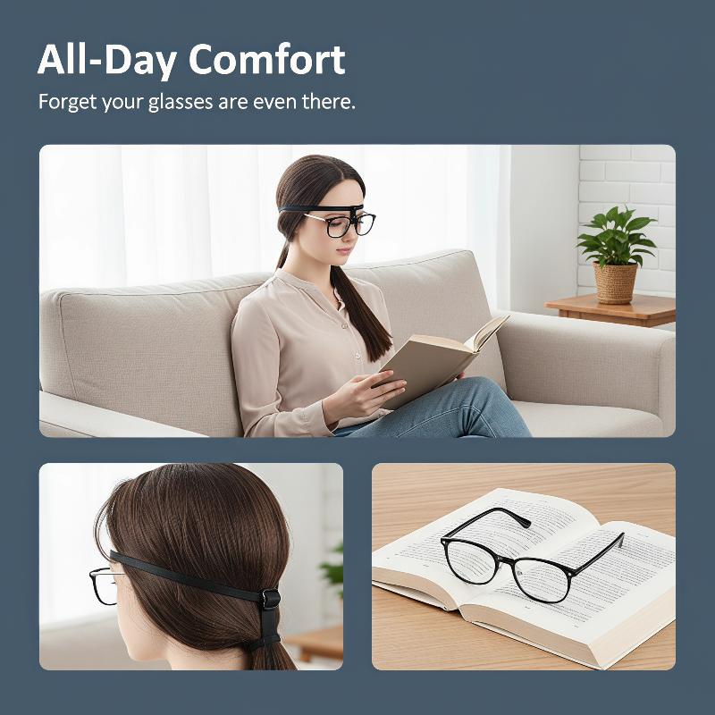 Broken Nose Eyeglass Holder Comfortable Non-slip Band for Rhinoplasty Post Surgery Nose Care Tool