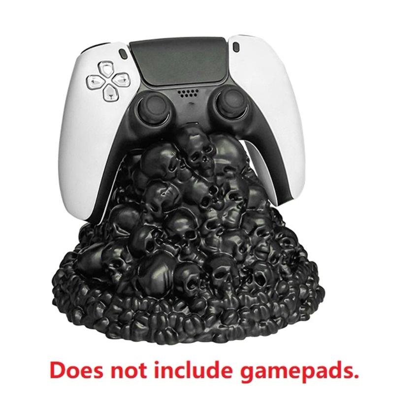 Unique Skeleton Shaped Controller Organizers Stable Support Structure Soft Rubber Construction Gaming Gear Storage Solution