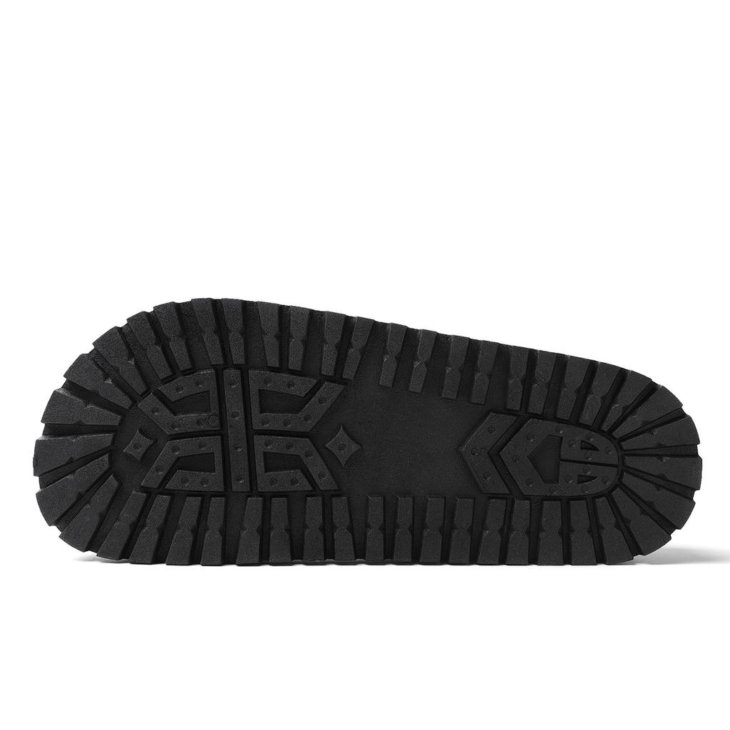 Platform Mules Mens Backless Loafers Slippers Thick Bottom Half Shoes For Men Slide Closed Toe Sandals Semi-Drag Casual Shoes