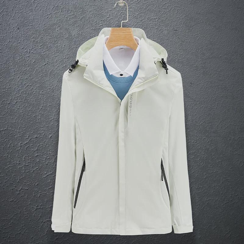 Men's and Women's Windproof and Waterproof Outdoor Windbreaker for Spring and Autumn