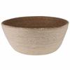 Seagrass Plant Basket with Handles White Ø 45 X 36 Cm 100percent  Seagrass