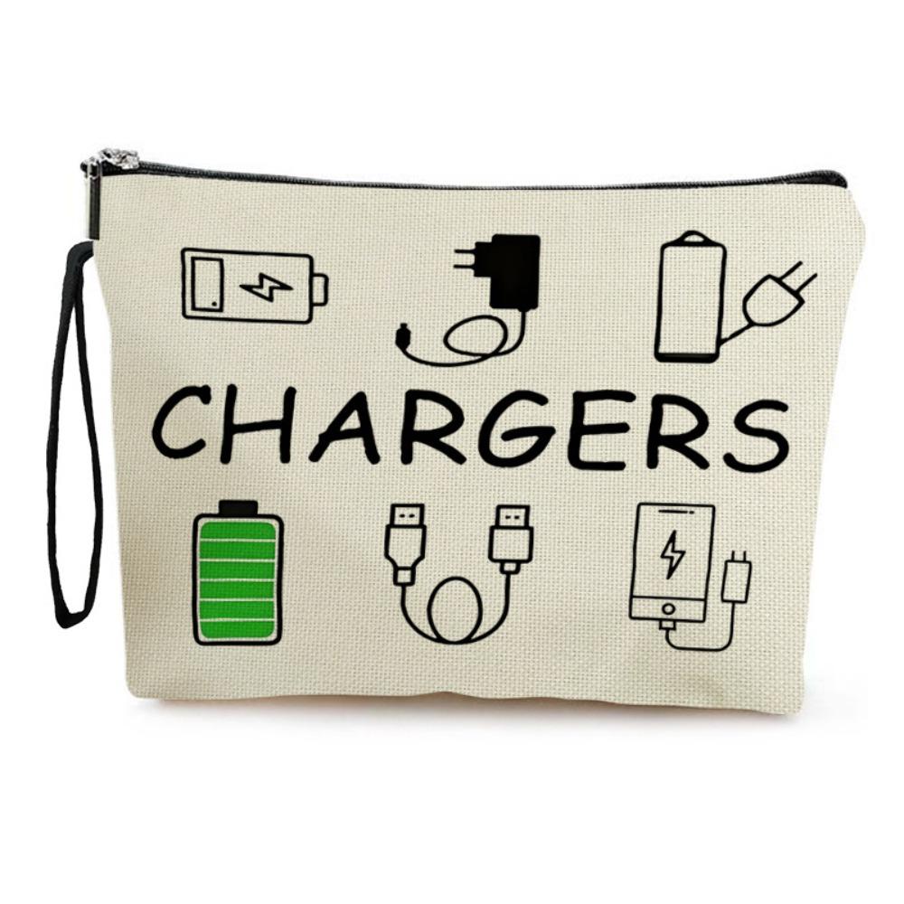 

2PCS Non Waterproof Travel Makeup Bags Soft Cosmetic Pouch Lightweight Lipstick Bag Women Style D