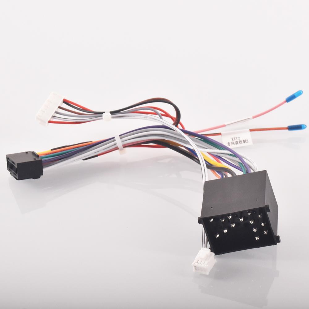 Car Radio Stereo Wiring Harness Cable Adapter Android 16pin For For BMW E46 3 series E39 5series E53 X5 Radio Accessories 4