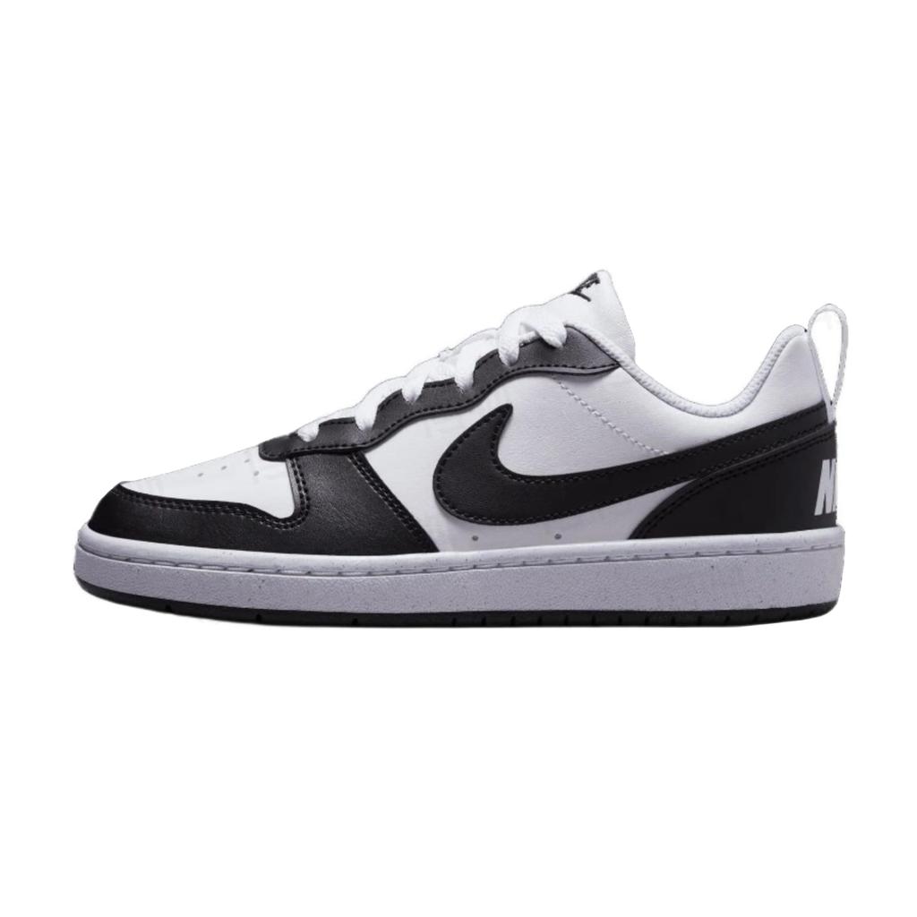 Nike Scarpe da Skateboard Basse Court Borough Gothic Century in Pelle Antiscivolo Resistenti all'Abrasione per Bambini Nere DV5456-131(Team700- )