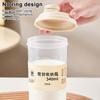Soy Milk Coffee Mug with Sealed Lid Portable Mini Water Cup Leak-proof Water Bottle Breakfast Cup Reusable Drink Container for Home Office & Travel