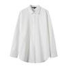 European and American Style, New Women's Clothing, Urban Commuter Style Linen Minimalist Lapel Long-sleeved Shirt