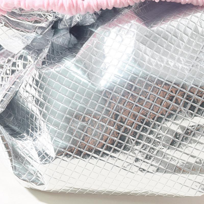 Self-Heating Tin Foil Hat Thickened Heating Steam Hair Mask Cap Portable Hair Salon Smooth Hair Oil Baking Cap