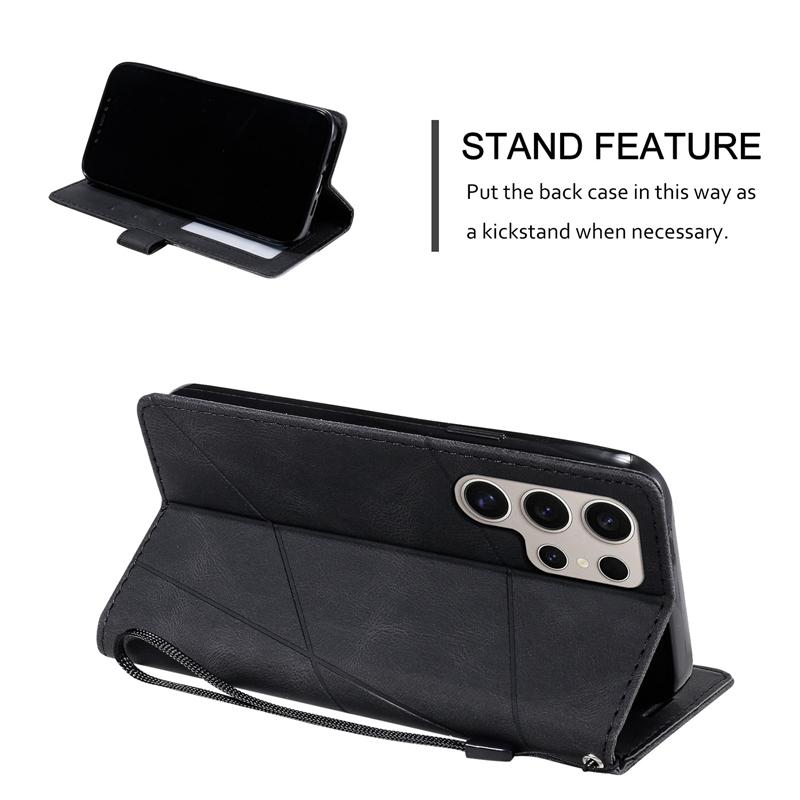 Flip Wallet Lederhülle für Funda Samsung Galaxy S26 S25 S24 S23 Ultra Plus S25 FE S23 S24FE Handyhülle S 26 Ultra Hülle