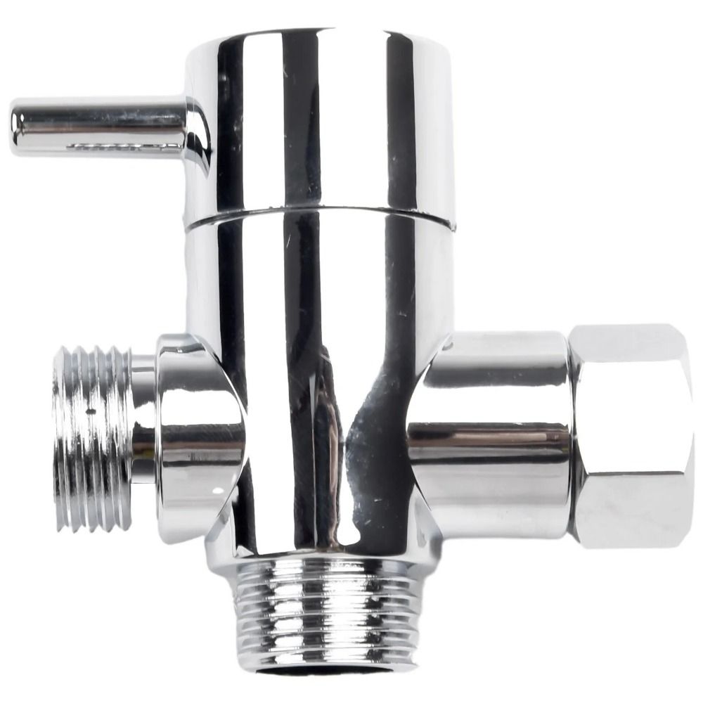 Three Function 3 Way Shower Head Diverter Valve Copper Shower Tap Connector  Faucet