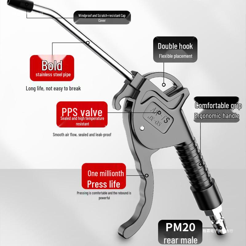High Pressure Air Dust Blower Gun for Compressor and Pneumatic Tool