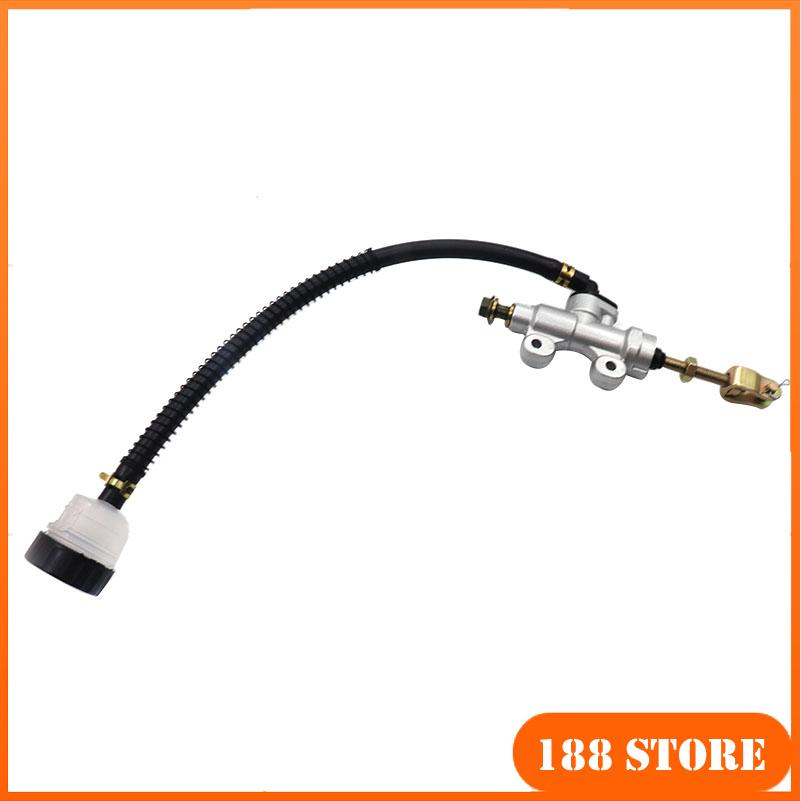 Universal Motorcycle Rear Brake Pump Hydraulic Master Cylinder For ATV 50-250CC Pit Dirt Bike