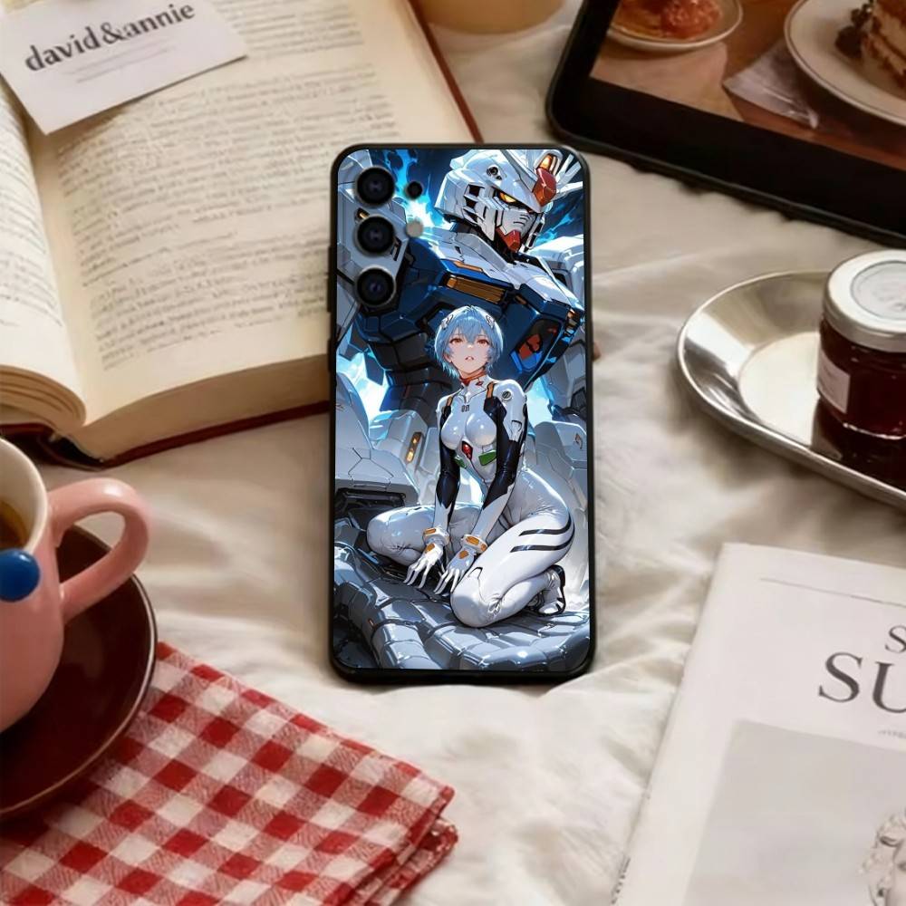 EVA Ayanami Rei Phone Case Soft black For Samsung S25,S24,S21,S22,S23,S30,Ultra,S20,Plus,Fe,Lite