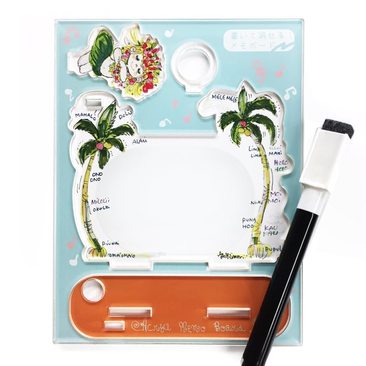 

Watanabe Ado Mizumori Acrylic Memo Board Palm Tree Approx. W104 x H88mm AD-8090