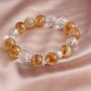 Natural Citrine Bracelet Exquisite Wealth Gathering Good Luck Bead Bracelet