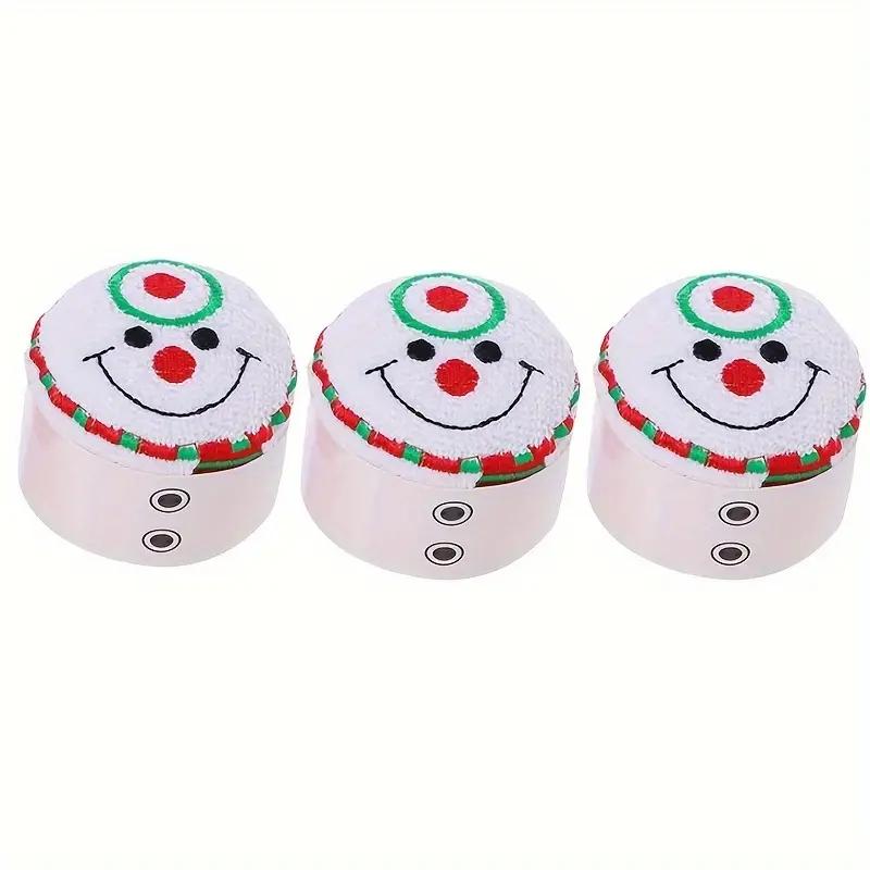 

3Pcs Christmas Gifts Hand Towel Creative Santa Snowman Xmas Tree Design Towels Christmas Home Kitchen Bathroom Decoration Supply