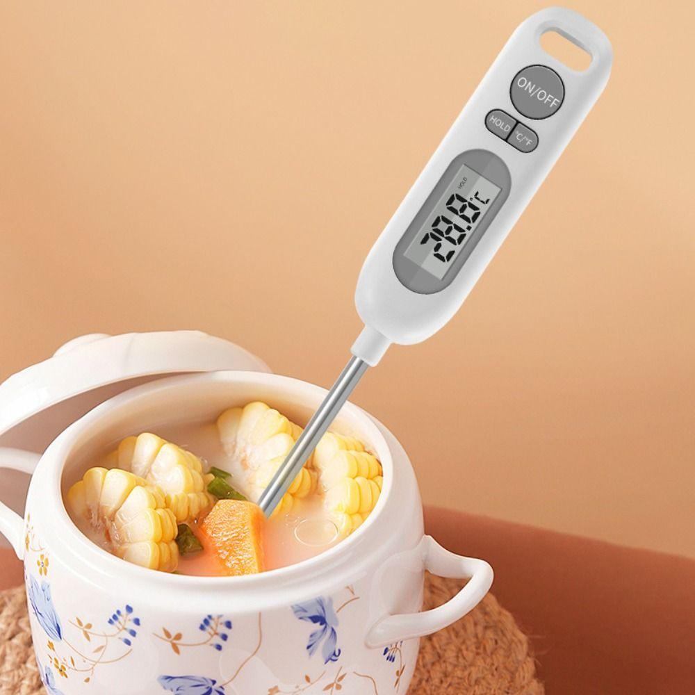 With Protective Case Kitchen Digital Thermometer Waterproof BBQ Thermometer  Oven