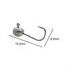 20 Pieces Egg Fishing Hooks Baits Attachments Practical High Carbon Steel Portable Equipment