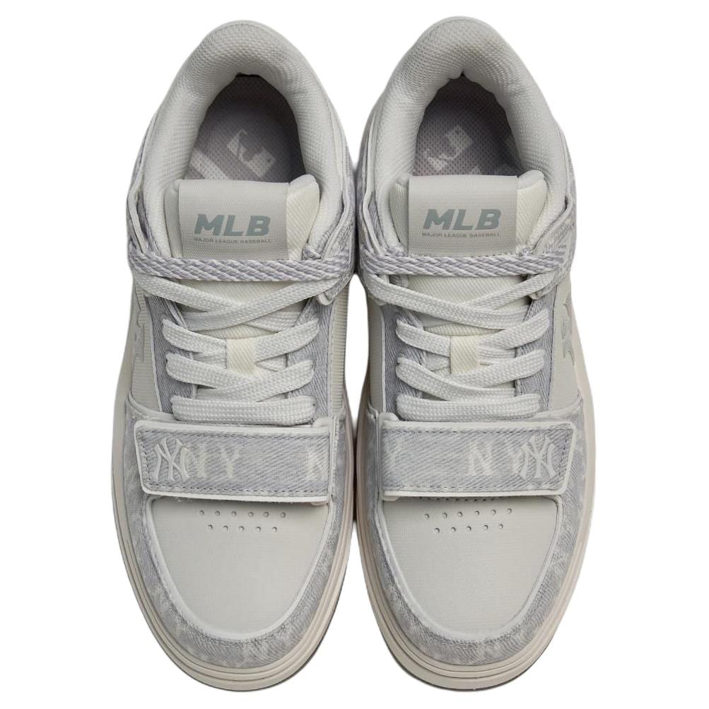 MLB New York Yankees Synthetic Leather Cushioning Abrasion Resistant Slip Resistant Mid Top Skateboard Shoes Unisex 3ASXMDM6N-50GRS