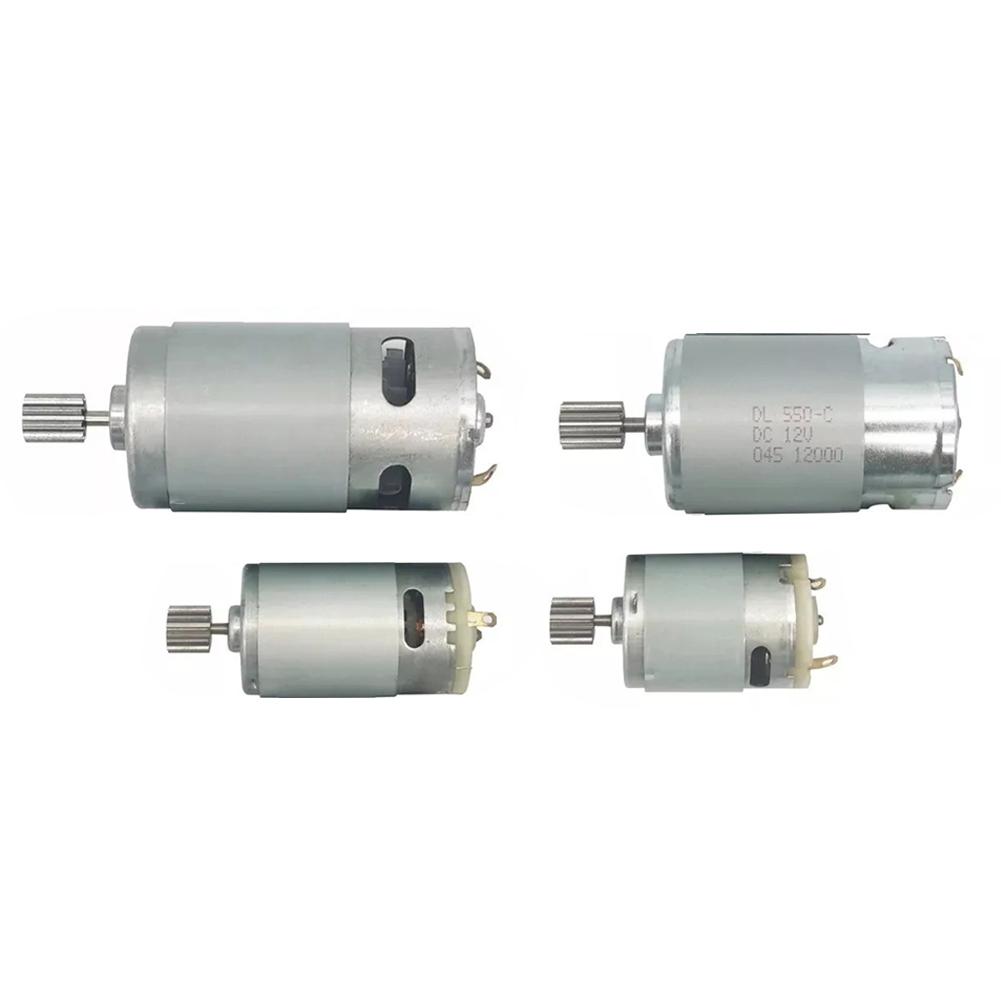 1pc Replacement Motors For Kids Electric Car Motor RS550 RS390 RS380 12V 6V RS555 24V 10 Teeth 12 Teeth