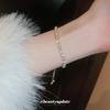 Korean Fashion Zircon Beaded Adjustable Bracelet – Elegant, Versatile Hand Jewelry