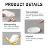 8 Pcs White Sealing Clay Waterproof Duct Seal Repair Seal Putty, Quick-Drying Putty for Pipe Connection, Wall Hole, Air Conditioning Holes