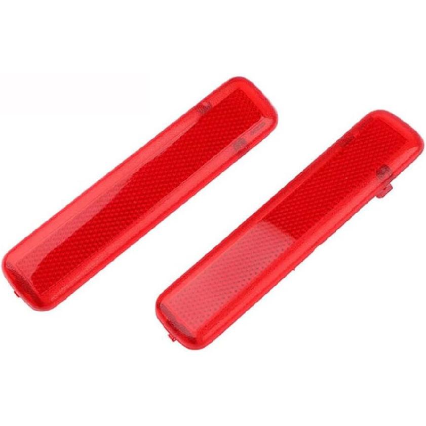 Car Left & Right Door Reflector, Rear Door Trim Panel Reflectors 15183155; 15183156 Fit for 2003-2007 Chevy Avalanche Suburban GMC Yukon Sierra