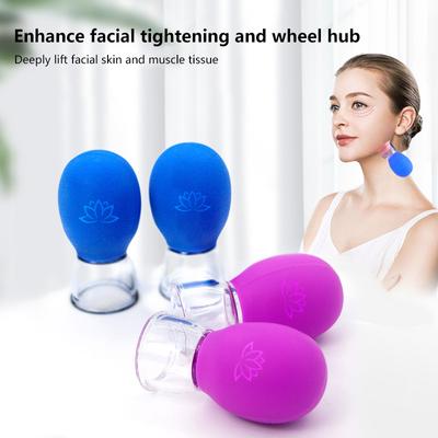 Schröpfmassagebecher aus Silikon für Körper, Gesicht, Hals, Augenmassage, Vakuumtank, Körpergesichtspflege, Anti-Aging-Schönheitswerkzeug