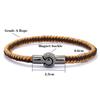New Grade A Ethnic Rope Bracelet For Men Women Magnet Buckle Handmade Weaven Bangle Leisure Pulseira Accessories Hombre Hombre