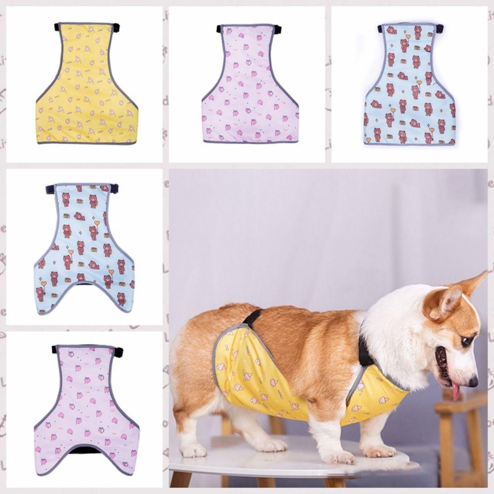Waterproof Dog Belly Protection Clothing Breathable Dog Bib Dog Belly Band Anti-dirty Dog Belly Cover for Dogs Cats