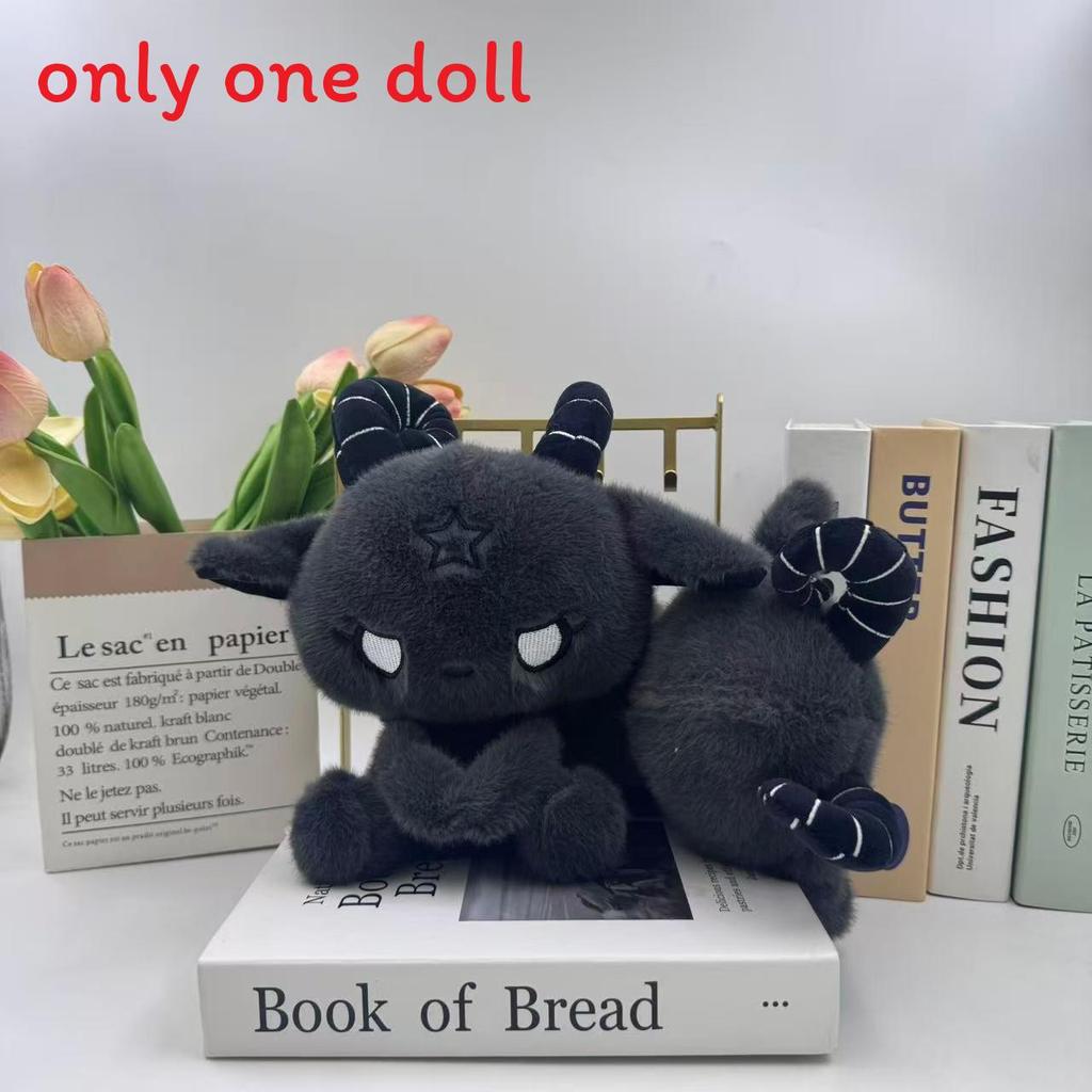 Set di Figure Peluche Coppia Pipistrello Volpe Gatto Scuro Con Tessuto in Poliestere e Imbottitura in Cotone PP Per Decorazione Camera da Letto Regalo per Lei
