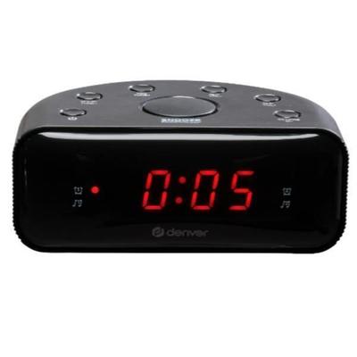 Radiowecker - Denver - Wecker Denver - Farbe Schwarz - Radio-Tuner Ja - Schlummerfunktion Ja