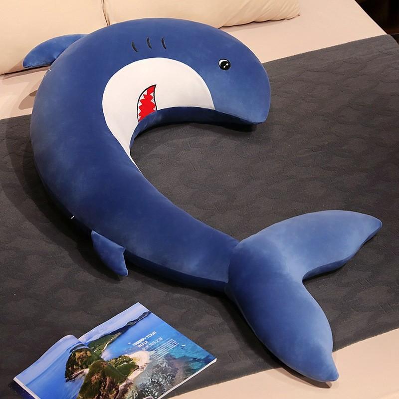 

Shaped Pillow Shark Marine Animal Plush Toy Cartoon Stuffed Doll Gifts Kids