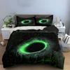 Galaxy Themed Decorative Set Multiple Sizes Kid'S And Adults' Bedroom Exquisite 3Pc Bedding Set, Gift