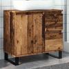 VidaXL Bathroom Vanity Unit Old Wood 65x33x60 Cm, Bathroom Vanity Cabinet, Bathroom Furniture, 857229