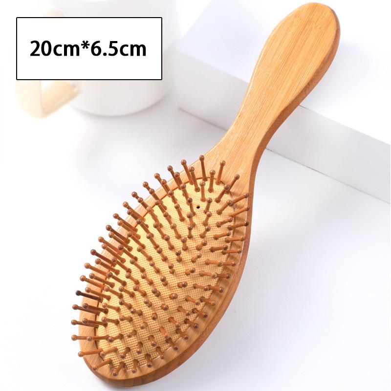 Wooden Cushion Hair Brush - Scalp Massage Comb For Home Use Cushion Comb