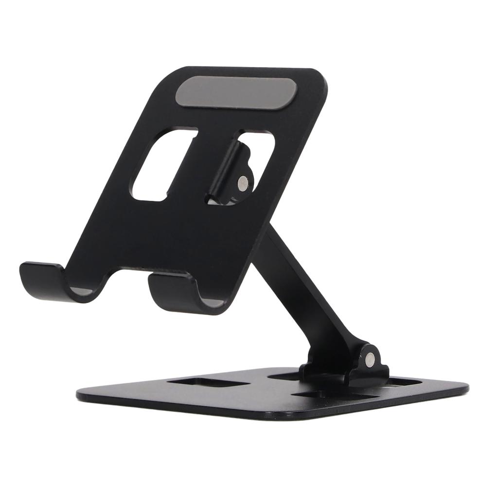 Desk Phone Stand Aluminum Alloy Adjustable Angle Antislip Silicone Phone Holder Stand for Tablet Pho