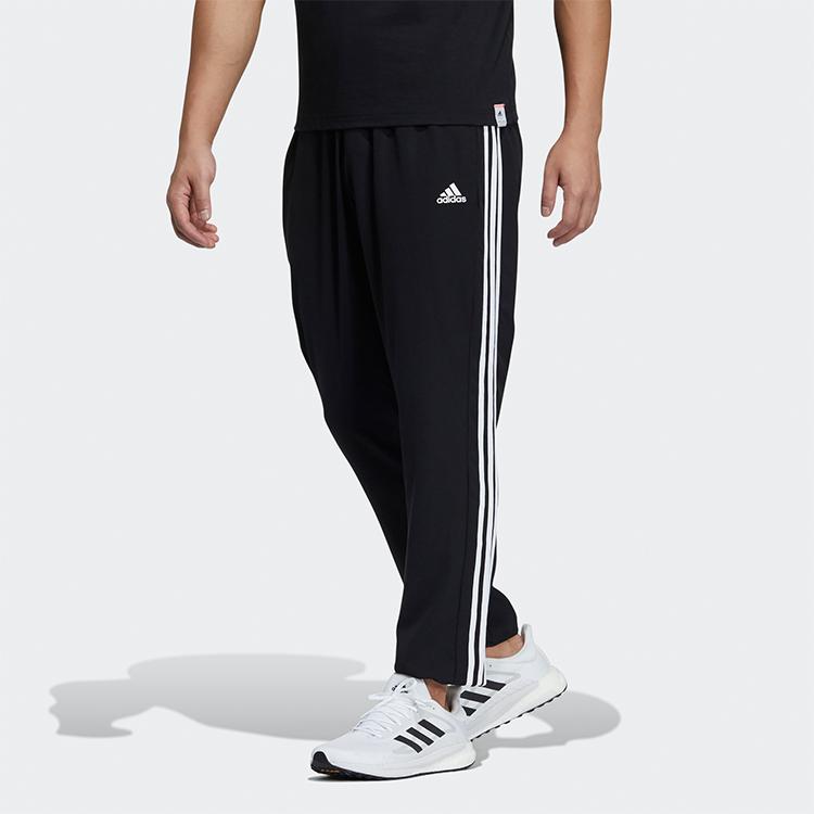 Adidas Must Haves Aeroready 3-Stripes Casual Long Knit Sports Pants Men Bottoms Black GN0818