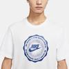 Nike Sportswear Logo Print Short Sleeve T-Shirt Men Tops White CW0482-100