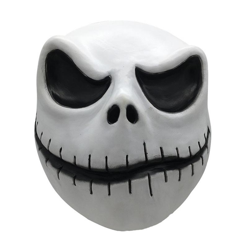 

Кошмар перед Рождеством Джек Скеллингтон Латексная Маска Косплей Костюм Взрослый Closed Mouth