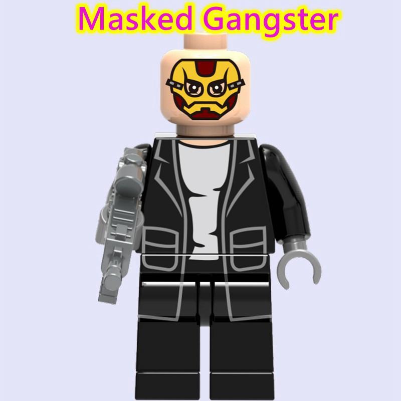 Minifigures Avengers Doctor Octopus Sandman Spider Man Building Blocks Toy