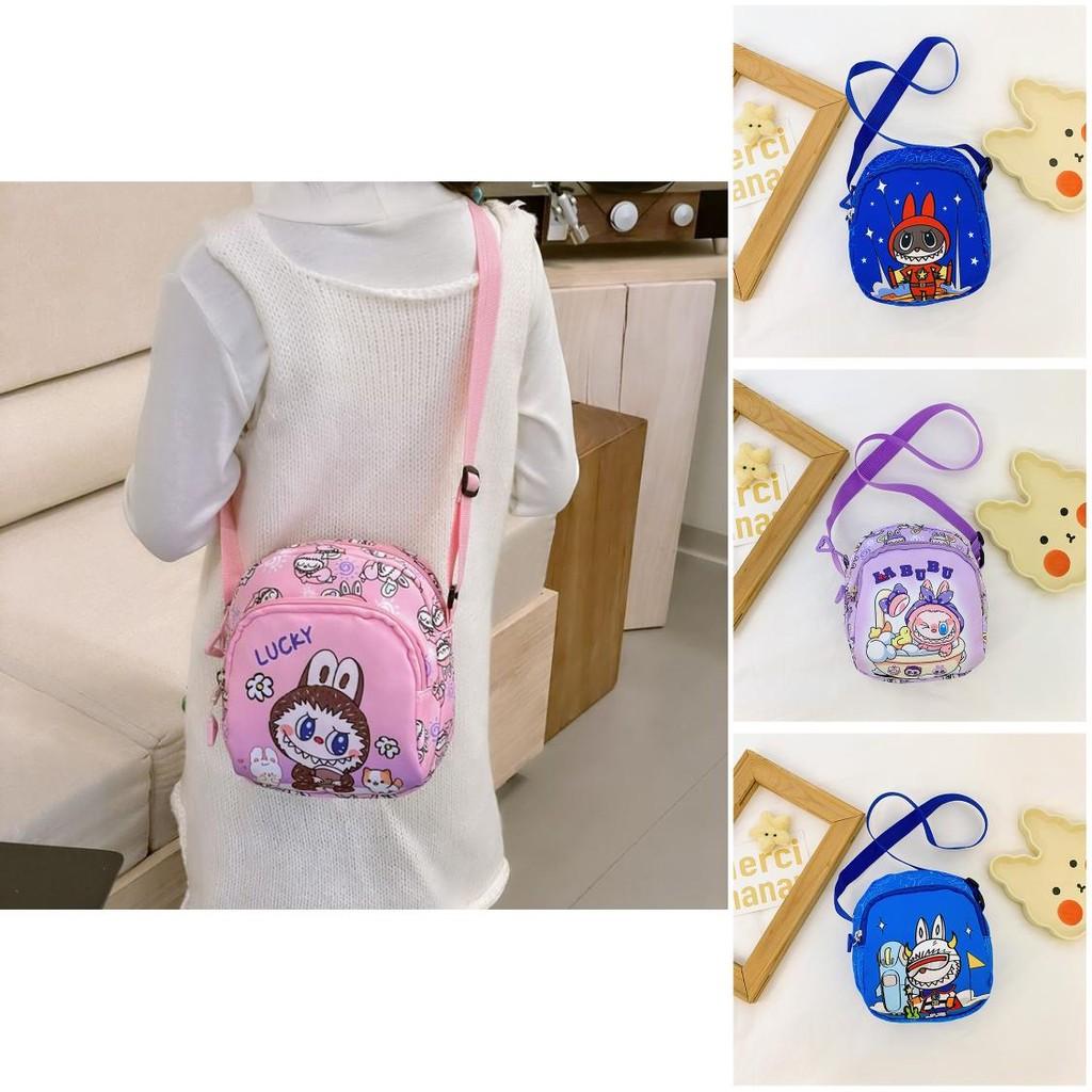Adorable Labub Cartoon Children's Bag In Cute Colors For Girls Perfect For Daily Use