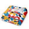Bauhaus Modern Geometric Pattern Warm Blanket Airplane Plush Bedding Throws Aesthetic Couch Bed Flannel Bedspread Sofa Bed Cover