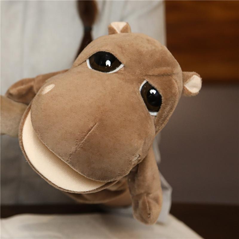 Cute Cartoon Animal Hand Puppet Plush Toy Sign Language Ventricular Performance Props Parent-child Early Childhood Education Interactive Teaching