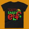 The Sassy Elf Christmas Womens T-Shirt Mens Tops Tees Unisex