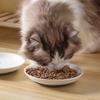 Ceramic Pet Kitten Food Bowl Canned Snacks Dinner Plate Small Anti-slip Cat Plate Household Accessories Creative Pet Food Bowl