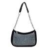 Chic Diamond-studded Shoulder Bag Trendy Spring 2024 Fashion Street Style