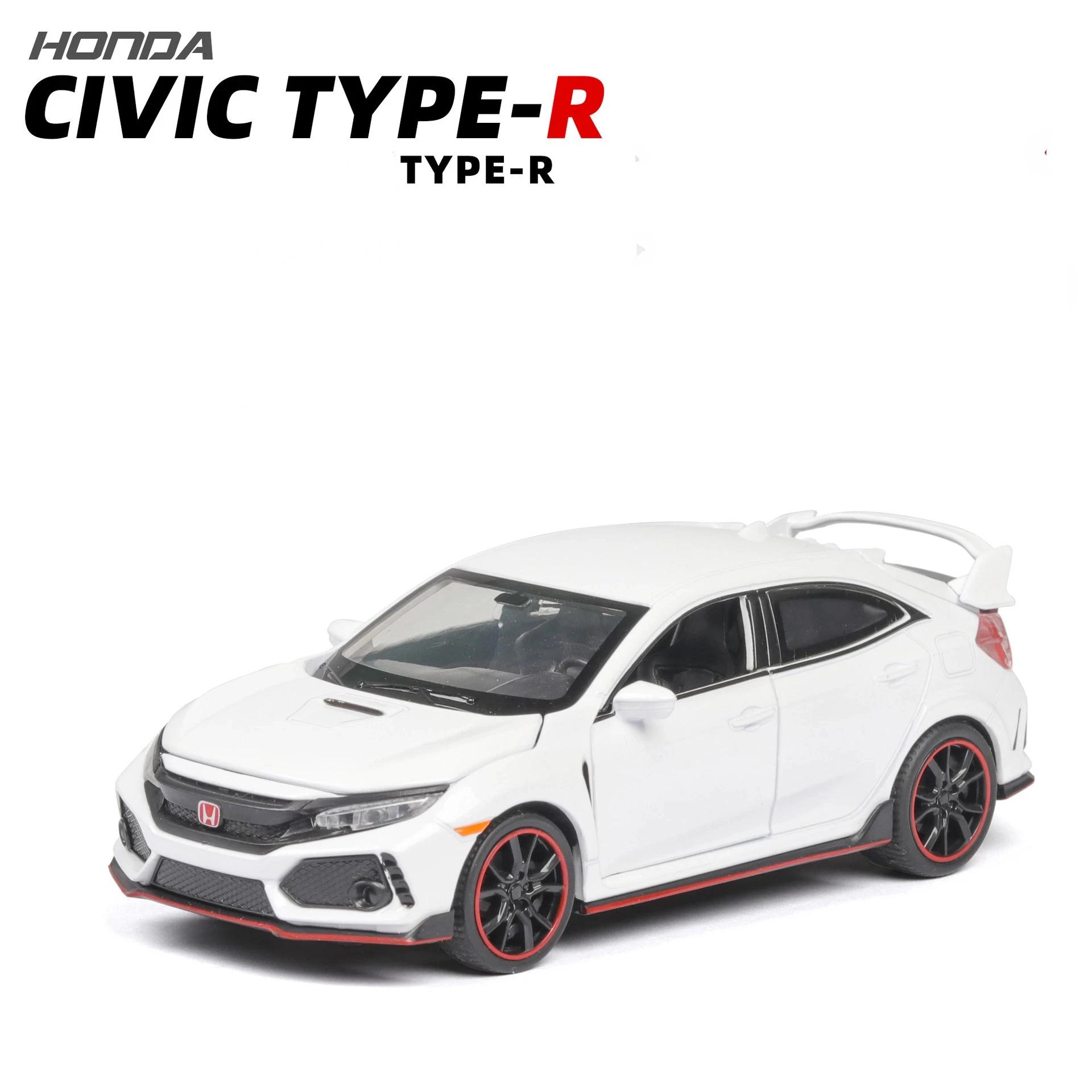 

1:32 Honda CIVIC TYPE-R Спортивный автомобиль Металлический литой модель автомобиля Компьютерные настольные украшения Игрушки для детей A109