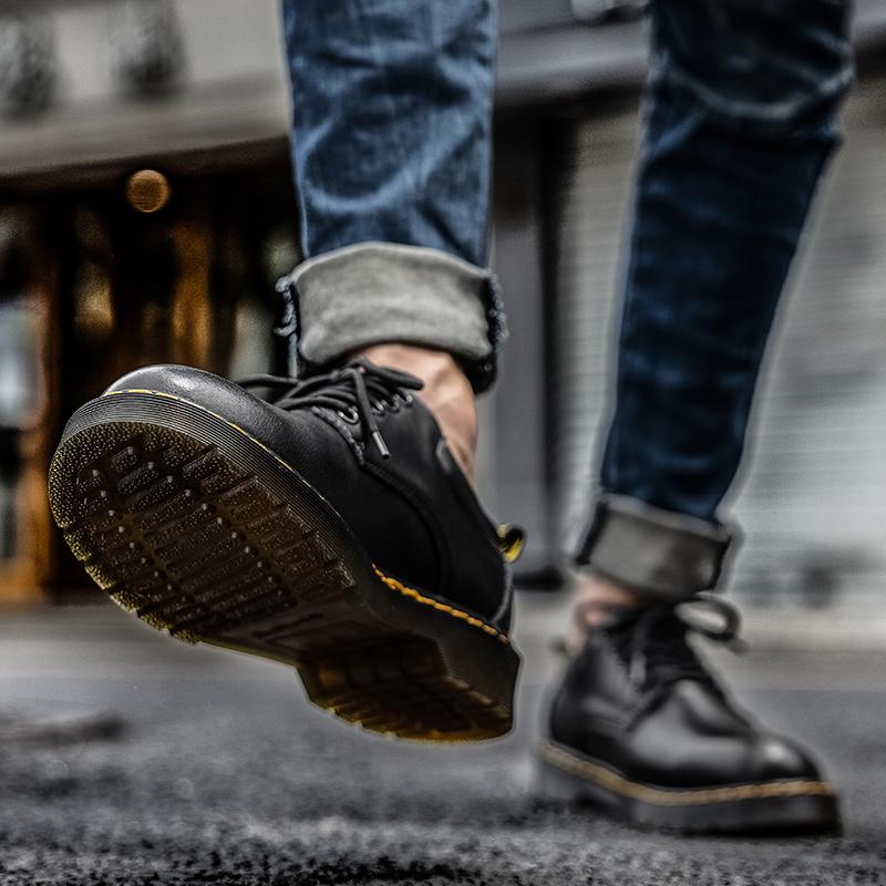 38-48Ανδρικά Παπούτσια από Γνήσιο Δέρμα Μεγάλο Μέγεθος Αδιάβροχα Υπαίθρια Παπούτσια Oxford Παπούτσια Derby Ανδρικά Μπρογκς Δερμάτινα Παπούτσια